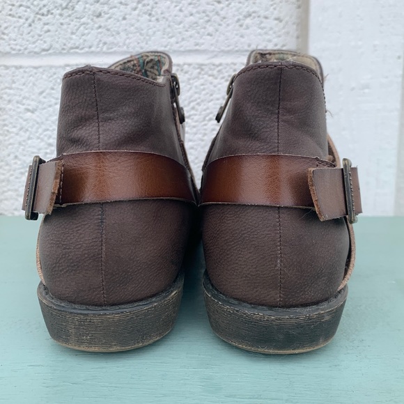 Blowfish Strappy Ankle Boots - Picture 5 of 8